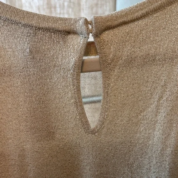 White House Black Market Gold Tank Top - Picture 4 of 5